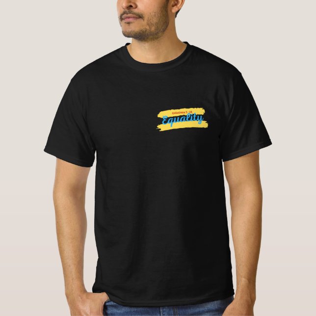 Égalité ( Galates 3 : 28 ) TShirt hommes (Devant)