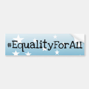 ÉGALITÉ POUR TOUS LES Stickers Bleu Blancs