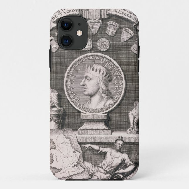 Egbert (d.839) King of the West Saxons, First Mona Case-Mate iPhone Case (Back)