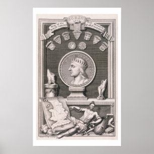 Egbert (d.839) King of the West Saxons, First Mona Poster