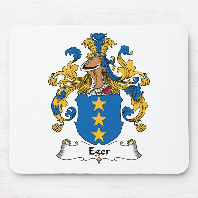 Eger Family Crest Mouse Pad (Front)
