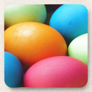 egg-100165 EGGY EGGS COLORFUL paint, colour, color Coaster