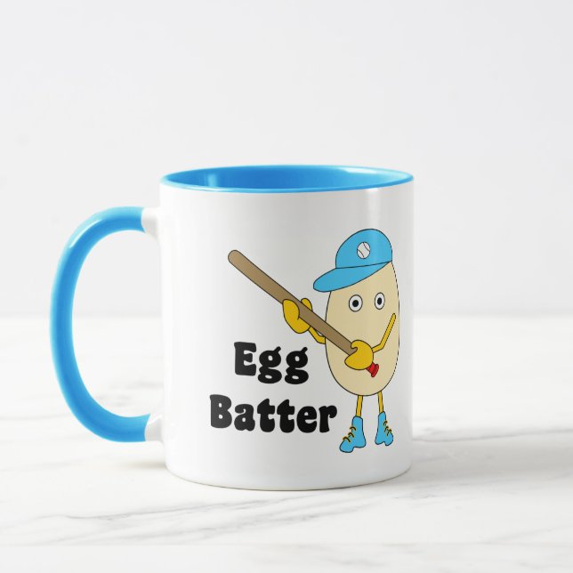 Egg Batter Egghead  Mug (Left)