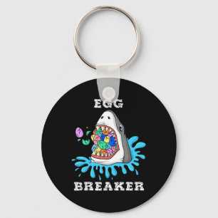 Egg Breaker Shark Easter Fun Boys Girls Kids 1 Keychain