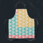 Egg Breakfast Brunch Colourful Pattern Apron<br><div class="desc">Cute Apron with Eggs</div>