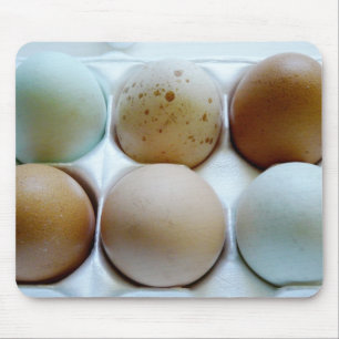 Egg Carton full of assorted coloured eggs Mouse Pad