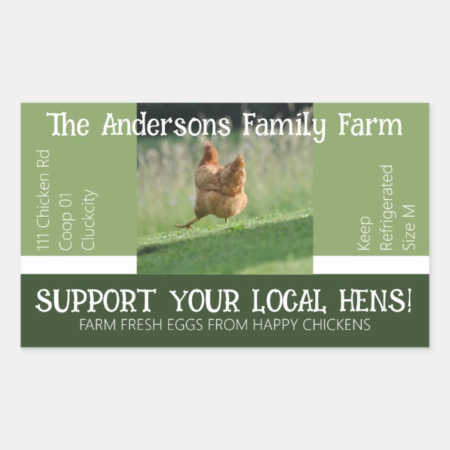 Egg Carton Packaging Funny Quote Custom Chicken  Sticker (Front)