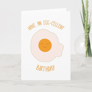 Egg-cellent Birthday Card