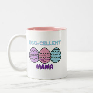 Egg-cellent MaMa Two-Tone Coffee Mug
