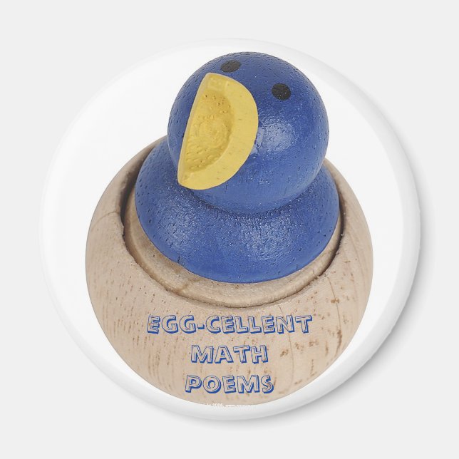 Egg-cellent Math Poems Magnet (Front)