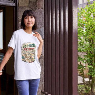 Egg-cited for the Weekend Funny Egg Pun Brunch T-Shirt