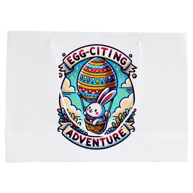 Egg-Citing Adventure Large Gift Bag (Back)
