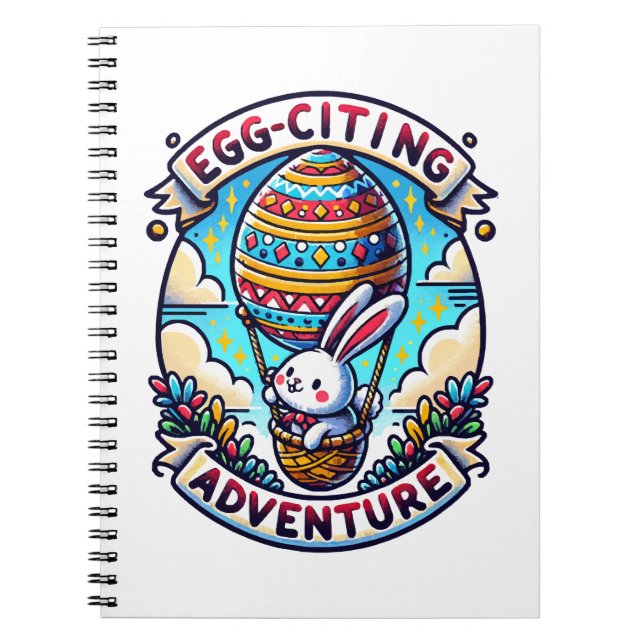 Egg-Citing Adventure Notebook (Front)