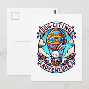 Egg-Citing Adventure Postcard