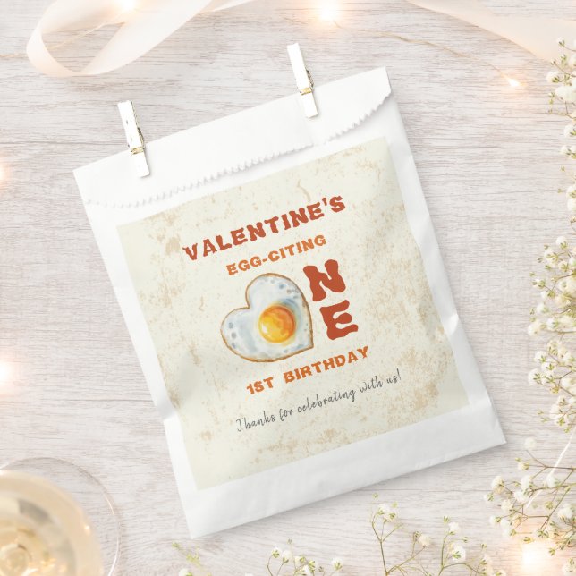 Egg-Citing Baby BBQ First Birthday Favour Bag (Clipped)