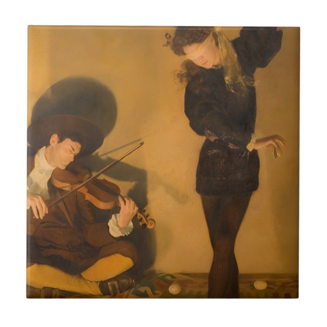 Egg Dance (by John Collier) Tile (Front)