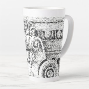EGG & DART Tall Latte Mug