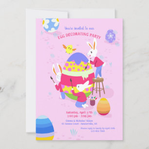 Egg Decorating Invitation
