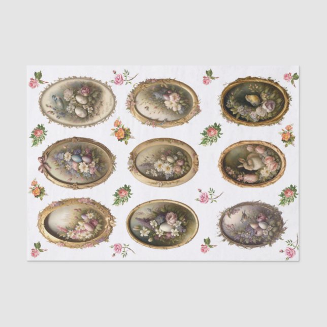 Egg Frames  Tissue Paper (Front)