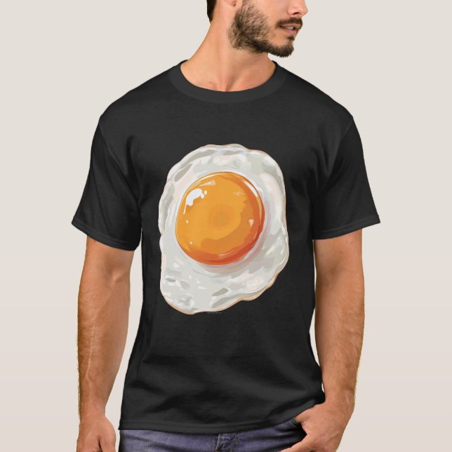 Egg Funny Halloween Pun Costume Deviled Egg Breakf T-Shirt (Front)