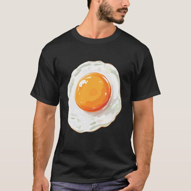 Egg Funny Halloween Pun Costume Deviled Egg Breakf T-Shirt (Front)