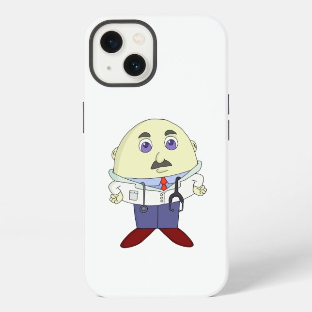 Egg Head Doctor iPhone Case (Back)