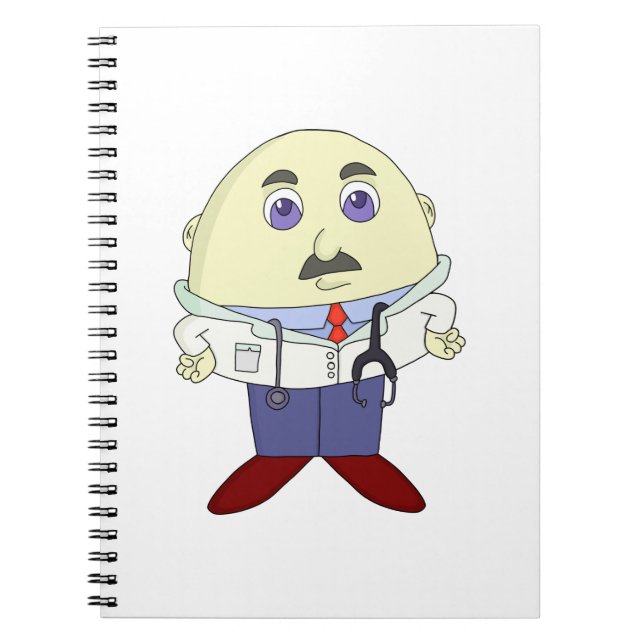 Egg Head Doctor  Notebook (Front)