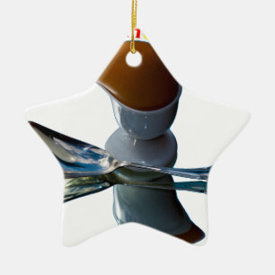 Egg Head Quirky Designs Ceramic Ornament