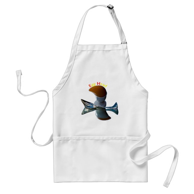 Egg Head Quirky Designs Standard Apron (Front)