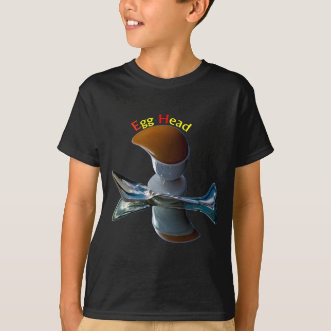 Egg Head Quirky Designs T-Shirt (Front)