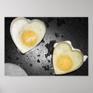 Egg Hearts Poster