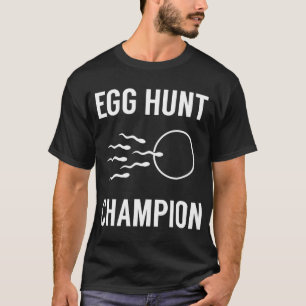Egg Hunt Champion Fun Dad Easter Pregnancy Announc T-Shirt