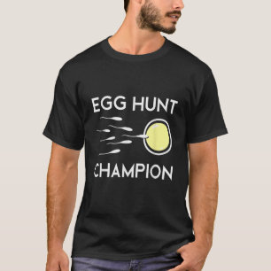 Egg Hunt Champion Funny Dad Easter Pregnancy Annou T-Shirt
