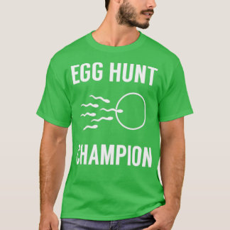 Egg Hunt Champion Funny Dad Easter Pregnancy T-Shirt