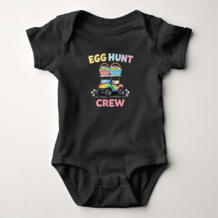 Egg Hunt Crew Kids Easter Holiday Baby Bodysuit