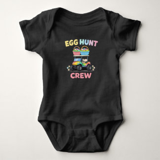Egg Hunt Crew Kids Easter Holiday Baby Bodysuit