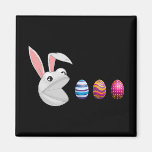 Egg Hunt Easter Bunny Magnet