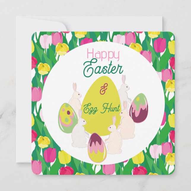 Egg hunt. Invitation (Front)