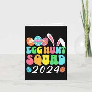 Egg Hunt Squad 2024 Easter Egg Hunting Crew Matchi Card