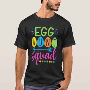 Egg Hunt Squad Cute Bunny Eggs Easter For Boys Kid T-Shirt
