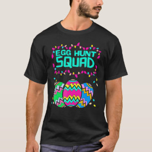 Egg Hunt Squad Easter Eggs Bunny Holy Week Christi T-Shirt