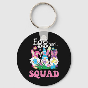Egg Hunt Squad Hunting Season Funny Easter Day  Keychain