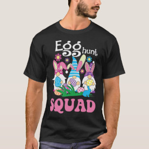 Egg Hunt Squad Hunting Season Funny Easter Day T-Shirt