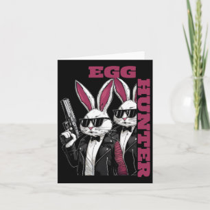 Egg Hunt Supervisor Egg Hunting Party Mom Dad Guns Card