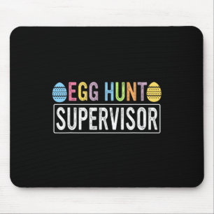 Egg Hunt Supervisor Matching Egg Hunting Mom Dad E Mouse Pad