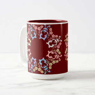 Egg Hunt Supervisor Two-Tone Coffee Mug