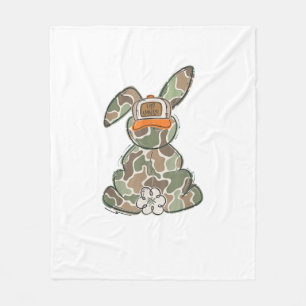 Egg Hunter Camo Easter Toddler Easter Day Camo Eas Fleece Blanket