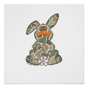 Egg Hunter Camo Easter Toddler Easter Day Camo Eas Poster