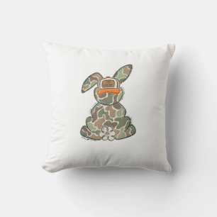 Egg Hunter Camo Easter Toddler Easter Day Camo Eas Throw Pillow