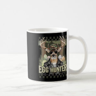 Egg Hunter Deer Buck Byckward Cap Deer Hunting Eas Coffee Mug